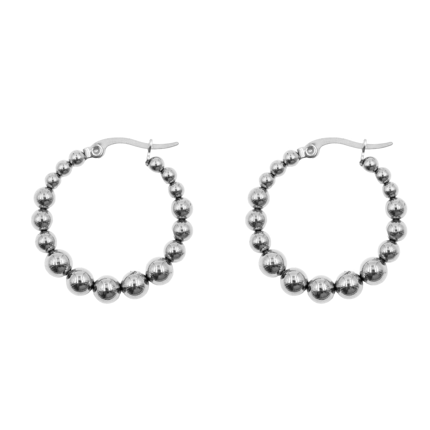 Landen Collection - Silver Hoop Earrings