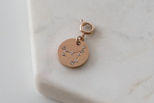 Maker Collection - Rose Gold Capricorn Zodiac Charm (Dec 22 - Jan 19)