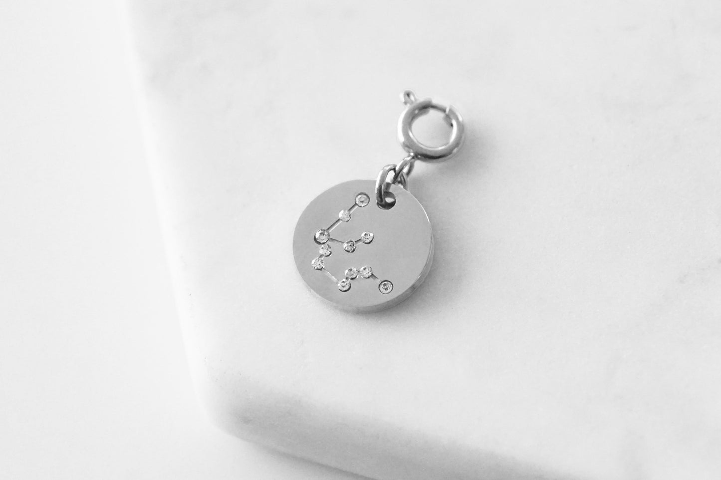 Maker Collection - Silver Aquarius Zodiac Charm (Jan 20 - Feb 18)