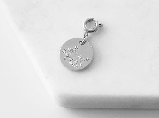 Maker Collection - Silver Gemini Zodiac Charm (May 21 - June 20)