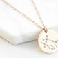 Zodiac Collection - Rose Gold Gemini Necklace (May 21 - June 20)